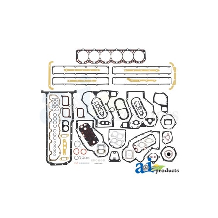 A & I Products Gasket Set, Overhaul without Seals 35" x10" x1" A-RE524640G